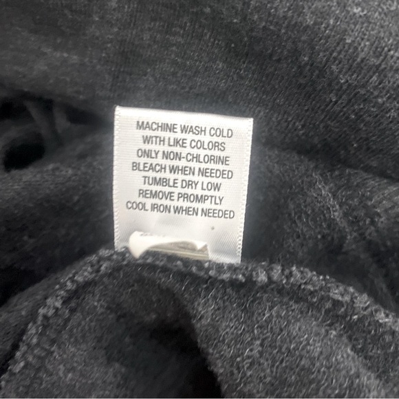 Converse One Star Women’s Tunic Sweatshirt Dress Charcoal Gray Size XS Y2K EUC - Picture 6 of 8